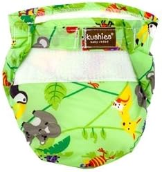 Kushies Ultra Lite All in One Diapers - Toddler - Aussie Green