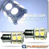 VLEDs! HPR 13 LED WHITE PARKING BACK-UP BULBS 1156 1073