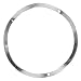 Sterling Silver Thin Reflection Wave Bangle Bracelet - Artisan Handcrafted in Mexico