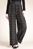 Snakeskin Print Palazzo Trousers [T57-6190W-S]