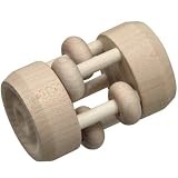 Mini Bead Rattle w/Clear Finish