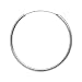 Sterling Silver 40mm Endless Hoop Earring with 2mm Round Tubing