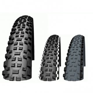 Schwalbe Uni Reifen - Fahrrad Racing Ralph Evo, Tl-Ready, Folding, Black - Skin / White Stripes, 26X2.25, 11600296