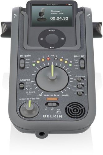 Belkin GoStudio Recorder for iPod (Green/Gray)