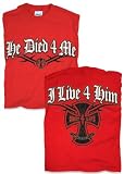 Adult T - Live 4 Him - Red
