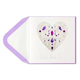 Taylor Swift Jeweled Heart Card