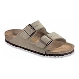 IMAGE OF Birkenstock Unisex Arizona Sandal,Taupe Suede,42 M EU