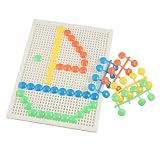 Children Educational Colorful Magic Beads Puzzle Gathering ToyIMAGE