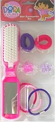 Dora the Explorer Comb & Mirrow : 6 pcs Hair Accessory