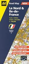 Nord and Ile de France (AA Road Map France Series)