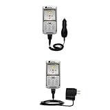 Essential Kit for the Sony Ericsson P990i - includes Car and Wall Charger with Rapid Charge Technology - Gomadic Brand w/ TipExchange Technology