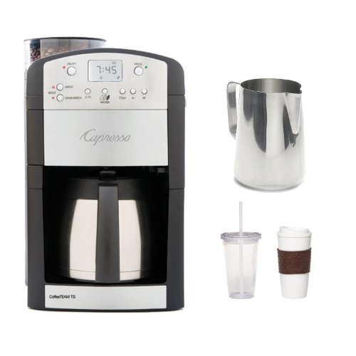 Capresso 465.05 Coffeeteam TS 10cup Thermal Carafe Coffee Maker + New