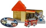 Firehouse Tales 3.5" Vehicle Accessory Playset: Red with Pumpees Power Station