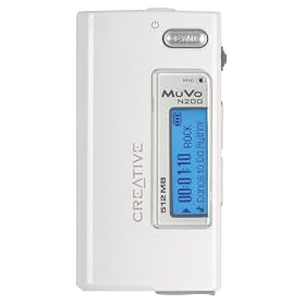 Creative MuVo Micro N200 512 MB MP3 Player White