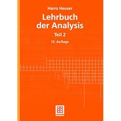Lehrbuch der Analysis. Teil 2