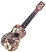 UKULELE BROWN ALOHA OIL PAINTED 18