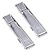 Bluecell Pack of 2pcs Professional Stainless Steel Slim Fingernail Nail Clippers