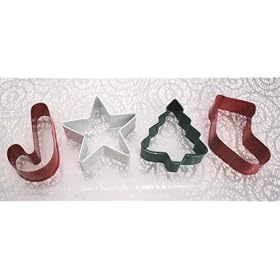 Wilton 4-pc Christmas Cookie Cutter Set by Wilton