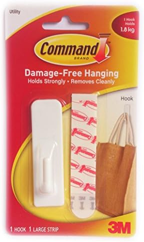 3m Command 1 Hook 2 Large Strips 3pack