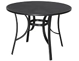 Produkt-Bild: Siena Garden 320208 Tisch Torino, mit Lochblechplatte, eisengrau, &Oslash; 100 x H 71 cm