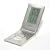 SharpTech SPC303 LCD Travel Alarm Clock with Folding Metal Case (Champagne)