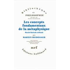 Les concepts fondamentaux de la m�taphysique
