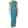 Silk Saris Indian Party Dress (ssari162)