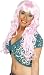 Curly Siren Wig Pink Long
