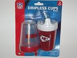 KANSAS CITY CHIEFS 8 oz. Team Logo Kids No-Spill SIPPY CUP (2 Pack) by WeSellSports