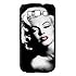 Color.Dream Black White Marilyn Monroe Hard Plastic Back Case Cover Phone Protective Case for Samsung Galaxy S3 i9300