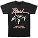 Rush Men's Hemispheres Tour 1978 T-shirt Black