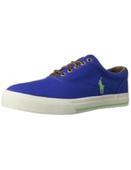 Shoes: Polo Ralph Lauren Mens Vaughn Fashion Sneaker,Rugby Royal/Racing Green,13 D US - Polo Ralph Lauren