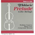 D'Addario Prelude 1/8 Cello A String Medium Nickel