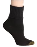 Gold Toe Women's Bermuda Turn Cuff Sock, 3-Pack