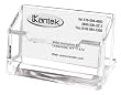 Kantek Acrylic Business Card Holder, Fits 80 Business Cards, Clear, 4 x 1 7/8 x 2 Inches (AD30)
