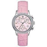 Swiss Military 06-6002-04-010 Geneva Stainless Steel Pink Dial Sapphire Womens Watch