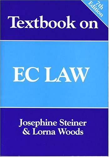 Textbook on EC Law, 7th Ed.