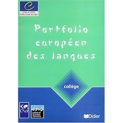 Portfolio europ�en des langues, coll�ge : Cahier et passeport