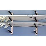 Surfboard, Wakeboard, Kiteboard Wall Rack Mount -- Holds 4 Boards