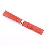 Watch Band Genuine Lizard Orange 22mm