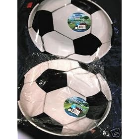 SOCCER GAME GEAR LARGE SPORTS FAN PARTY BOWL and TEAM SNACK TRAY