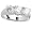 14K White Gold 1.00ctw. Round-Cut Three-Stone Diamond Ring - (I-J;I1-I2) Size 6