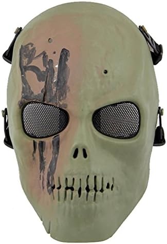 Bingxay Wargame Field Skull Skeleton Protect Army Cosplay Mask