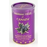 Teas of Canada Wilderness Beary Berry Tea, 16 Bags in Decorative Collectible Tin, All Fruit and Herbal