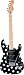 Fender Buddy Guy Standard Stratocaster® Electric Guitar, Black Polka Dot, Rosewood Fretboard