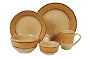 Gibson Retreat 20 pc Dinnerware Set, Yellow