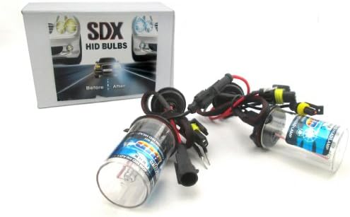HID Xenon DC Headlight Replacement Bulbs by SDX, H4 Dual-Beam Bi-Xenon, 8000K