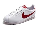 NIKE(ナイキ) CLASSIC CORTEZ LEATHER 09(クラシックコルテッツレザー09) 349026 162 ホワイト/バーシティレッド/ニュートラルグレー