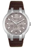 Mens Brown Leather Multi-Function