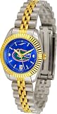 Sun Time Women's Florida Gators UF Ladies Watch with Metal band and 23kt gold-plated bezel
